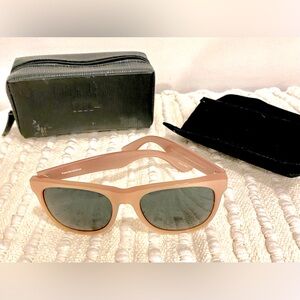 Mosley Tribes FreecityRainbow Singlasses Nude Pink with gray lenses